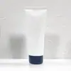 Tubo cosmético blanco esmerilado de 100/120G/Ml Botella dispensadora de limpiador facial Botella de plástico Botella vacía