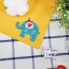 Parche Bordado de Elefante de Dibujos Animados con Logo de Computadora Yuanda Parche Bordado Parche de Bordado Accesorios para Ropa Zapatos y Sombreros DIY Accesorios Parche de Tela