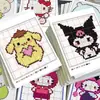 Pegatinas Lindas con Forma de Frijol, Pegatinas Decorativas Hechas a Mano Creativas de Kuromi y Cinnamoroll Estilo Pixel Cartoon Lindo