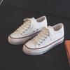Tênis de Lona com Solado Grosso para Mulheres 2025 Primavera e Outono Novos Tênis com Salto Interno Estilo Coreano Ulzzang Versátil Sapatos de Tecido