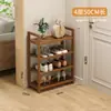 Sapateira Estreita Multicamadas para Casa para Armazenamento de Sapatos na Entrada Corredor Economizadora de Espaço Pequena Pegada Simples Pequeno Armário de Sapatos