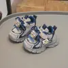 Sapatos de Bebê para Meninos Primavera e Outono Solado Macio Sapatos para Caminhada de Bebês e Crianças Pequenas Superfície em Malha Respirável Sapatos Esportivos para Crianças Pequenas Sapatos Duplos em Malha para Meninas