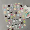 Adesivos Relevo Desenho Animado Fofos em Estoque, Múltiplas Opções Disponíveis, Ursinho Infantil, Coelho, Filhote Adesivos para Nail Art, Estilo Ca