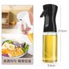 Botella de Spray para Aceite Vidrio Hogar Cocina Freidora de Aire Botella de Spray para Aceite Aceite Comestible Espesado Botella de Spray Lata de Aceite Spray Atomización de Agua