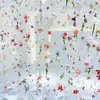 Cortina de Porta Flutuante com Flores Artificiais Flores Pvp Borboleta Entrada do Quarto Pétalas DIY Fundo Conjunto de Decoração de Casamento