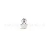 Brincos de Studs Estrela Triângulo Flor de Ameixa F136 Titanium, Studs para Lábio, Studs para Hélice da Orelha, Acessórios de Joias para Piercing Corporal em Liga de Titânio G23