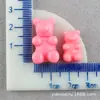 Materiais: Acessórios de Resina, Colar de Gelatina Criativo DIY, Acessórios para Capa de Celular com Cola de Creme DIY Urso Transparente