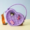 Monedero de silicona con forma de cueva cuadrada para niños, bolso cruzado para caminar, divertido y bonito bolso de silicona para cambio.
