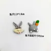 Combinación de Animales de Dibujos Animados Oso Fresa Trasero diy Accesorios para el Cabello Resina de Goteo de Gel Accesorios para Funda de Teléfono Material de Pegamento Crema