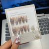 [Foto real original] Armadura Pura Feita à Mão Atacado Manicure Patch Terminado Noiva Grávida Pasta de Unhas Falsas