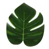 Suministro de fábrica accesorios para arreglo floral hoja de carey flor de carey tela con serigrafía de hoja de bambú carey flor artificial hoja pieza única