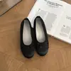 Zapatos de Salón Mary Jane de Temperamento Otoño 2026 para Mujer Exquisitos Impresionantes Lazo Tacón Oculto Juveniles Corte Bajo Punta Cerrada Zapatos de Salón