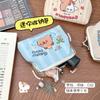 Monedero Kapibala, bonito monedero de PU, minibolso de dibujos animados para auriculares, bolsa de almacenamiento, bolso portátil para llaves, bolso de línea