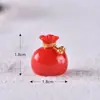 Nuevos Accesorios de Decoración de Papá Noel y Muñeco de Nieve Paisaje Micro Calcetines de Navidad Campana de Regalo Pequeños Adornos de Resina