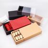 Caja de papel de piel de vaca, caja con cajón, caja de embalaje de té perfumado personalizada, caja de calcetines, ropa interior, caja de regalo, impresión de logotipo, lote personalizado
