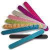 En stock barniz de uñas con polvo de purpurina de cuero monocolor barra de lima de uñas barra de barniz de uñas con polvo de purpurina