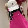 Mono de Verano para Niñas Bebé Elegante Personalidad Infantil Tendencia Marca Dopamina Estilo Coreano Moda Celebridad de Internet Estilo Callejero Pantalones Cortos