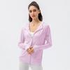 Verão Feminino Novo Protetor Solar Roupas Leve Respirável Anti-UV Protetor Solar UPF50 + Jaqueta Protetor Solar D15011