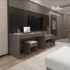 Armário de TV para Hóspedes de Hotel Armário de Bagagem Combinação Pousada Casa de Hóspedes Mesa Especial Quarto de Hóspedes Quarto Padrão Conjunto Completo Quarto de Dormir Mesa Longa