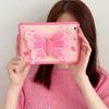 Funda protectora de silicona con diseño de mariposa rosa para iPad Pro de Apple, funda para tableta Air4/5, soporte para iPad 10 resistente a caídas