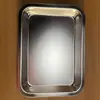 Bandeja rectangular comercial de fondo plano de acero inoxidable 304 engrosado de grado alimenticio para restaurantes, hoteles y tiendas de barbacoa