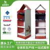 Display Criativo de Papel Prateleira de Papelão Ondulado para Alimentos Prateleira de Papel para Chocolate Pão Fábrica de Display de Papel Dongguan