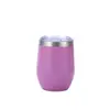 Acero Inoxidable 304 12 oz Taza Mini Cáscara de Huevo Portátil para Coche Taza Termo en Forma de U Copa de Vino Tinto Portátil