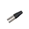 Conector XLR Cannon de tres polos ROXTONE macho y hembra para micrófono, amplificador de potencia, conector de audio balanceado