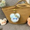 Chaveiro Desenho Animado Cabeça Mickey Gato Fofo Corado Boneca de Pelúcia Pingente de Bolsa Joia Presente