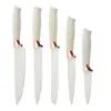 Comércio Exterior Conjunto de Cinco Facas de Cozinha de Aço Inoxidável com Cabo de Cauda de Fênix, Conjunto de Cinco Peças de Utensílios de Cozinha Domésticos
