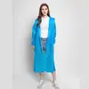 140g Moda japonesa y coreana transpirable EVA para adultos, una pieza, camisa larga, impermeable para exteriores, equitación, viajes, impermeable no desechable