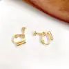 Brincos de Moda Doces e Frescos para Mulheres, Luxo Leve com Sensação de Alta Qualidade, Brincos Versáteis com Design Único, Brincos de Tarraxa de Nicho Atacado