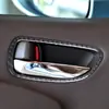 Adecuado para Lexus IS250 06-12 manija de fibra de carbono tazón de puerta manija interior de puerta trasera accesorios de decoración de modificación