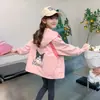 Chaqueta Abrigo 3 en 1 para Niña Primavera y Otoño 2025 Nueva Moda Atuendo de Bebé Niña Otoño Estilo Otoño para Niños