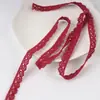 Encaje de Algodón Multicolor de 1 cm Accesorios DIY Cinta de Encaje con Pequeño Borde Festoneado Decoración para Ropa Faldas Sombreros Accesorios para el Cabello
