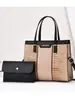 Bolso de Mujer Transfronterizo 2026 Modelo Nuevo Regalo para Mamá Bolso de Hombro Patrón de Cocodrilo Bolso de Mano Lujo Ligero Gran Capacidad Bolso Tote Set de Dos Piezas