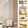 Armario de almacenamiento plegable con ruedas, armario multicapa para almacenamiento de snacks en el hogar, caja para ropa y artículos varios a prueba de polvo, estante de almacenamiento para sala de estar