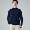 Suéter de Cachemira Orth-Made para Hombre Otoño e Invierno Nuevo Medio Cuello Alto Holgado Casual Mediana Edad Cachemira Pura Suéter Base