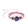 Pulsera de Cuero Unisex para Chica Cazadora de K-Pop, Pulsera de Mano Trenzada Multicapa con Cuentas Negras para Fans, Merchandising de Anime