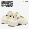 Pantuflas de Suela Gruesa para Mujer, Novedad Verano 2026 para Exteriores Antideslizantes Transpirables que Aumentan la Altura, Zuecos de Eva para el Hogar para Mujer