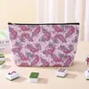 Bolsa de mahjong vintage transfronteriza de Amazon, bolsa de almacenamiento de alto valor, bolsa de viaje, bolsa de almacenamiento de gran capacidad, bolsa de maquillaje portátil