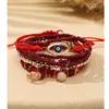 Ábaco Cuentas Pulsera de Cuentas Verde Blanco Nuevo Estilo Chino Vidrio Gama Alta Retro Accesorios para Pulseras