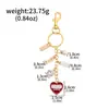 Pentagrama en forma de corazón con goteo de aceite de aleación para labio, lápiz labial, gafas de sol, colgante para bolso de hombro, llavero, decoración de bolso, accesorio