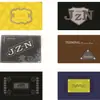 P&D e Produção de Acessórios para Vestuário, Design de Logotipo, Processamento e Personalização de Bolsas, Etiquetas em Couro PU Pintadas por Spray, Etiquetas em Couro Serigrafadas