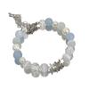 [Sea of Stars] Pulsera de perlas con cuentas azul estrella para mujer, diseño de nicho, pulsera Mori de alto sentido para novia