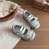 Nuevas Sandalias Mary Jane de Malla para Niñas 2026 con Moño y Correa de Velcro, Sandalias Deportivas Infantiles con Suela Suave y Diseño Anti-Pateaduras