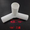 Acessórios de conector de suporte de barraca T de plástico direto através de 8 mm conector de plástico suporte de rede mosquiteira acessórios de plástico