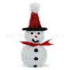 Nova decoração de boneco de neve de Natal transfronteiriça Boneco de neve de madder de Natal boneco decoração Decoração de árvore de Natal adereços