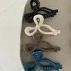 Pinza para el Cabello de Alta Gama Estilo Nuevo con Moño de Color Sólido, Tamaño Grande, Pinza de Tiburón para la Parte Trasera de la Cabeza, Pasador para Mujer, Moda de Verano