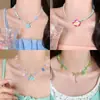 Collar de Estrella de Mar con Cuentas Dopamina de Verano Cadena Dulce Fresca para la Clavícula Collar Versátil de Nicho de Gama Alta para Mujer